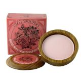 GF Trumper Roses Shaving Soap In a Wooden Bowl