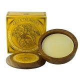 GF Trumper Sandalwood Shaving Soap In a Wooden Bowl