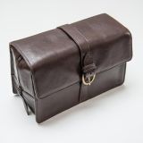 Capt Fawcett Leather Wash Bag