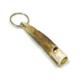 Abbeyhorn Staghorn Whistle and Keyring Combination