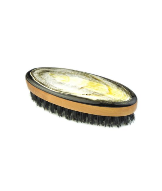 Abbeyhorn Gentleman's Oxhorn Grooming Brush - Oval