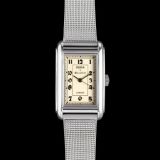 Cobra & Bellamy Cobra Stainless Steel Watch with antique face and mesh strap