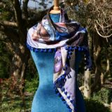 Arcana Shawl - Budgies - mood