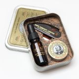 Captain Fawcett Ricki Hall Booze & Baccy Grooming Kit - Open