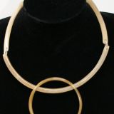 Stephissimo Pale Horn Geometric Collar - close up