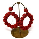 Arcana Red Heart Earrings
