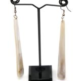 Abbeyhorn Oxhorn Long Drop Earrings - Palr