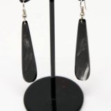 Abbeyhorn Oxhorn Short Drop Earrings - dark