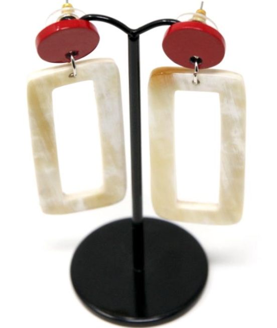 Rectangular Hoop Earrings