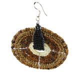 Masai Round Beaded Earrings