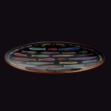 Ortigia Fish Plate - multicoloured - side view