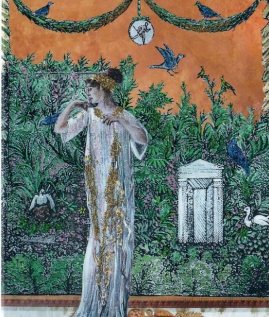 Arcana Card - Orange Garden In Pompeii
