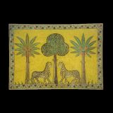 Ortigia Leopard Yellow Rectangular Glass Plate
