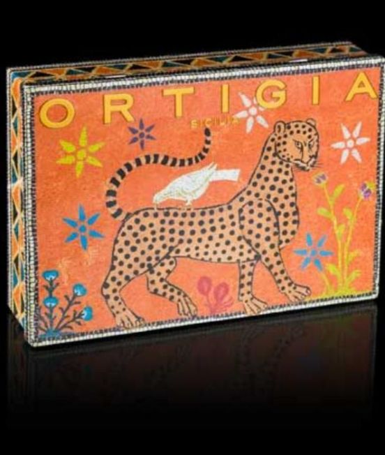 Ortigia Rectangular Orange Tin