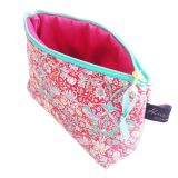 Strawberry Thief Cosmetic Bag - open