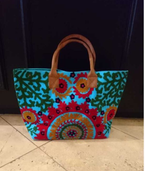 Brightly Coloured tote bag.