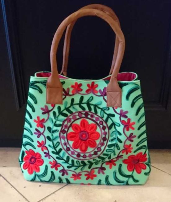 Brightly Coloured tote bag.