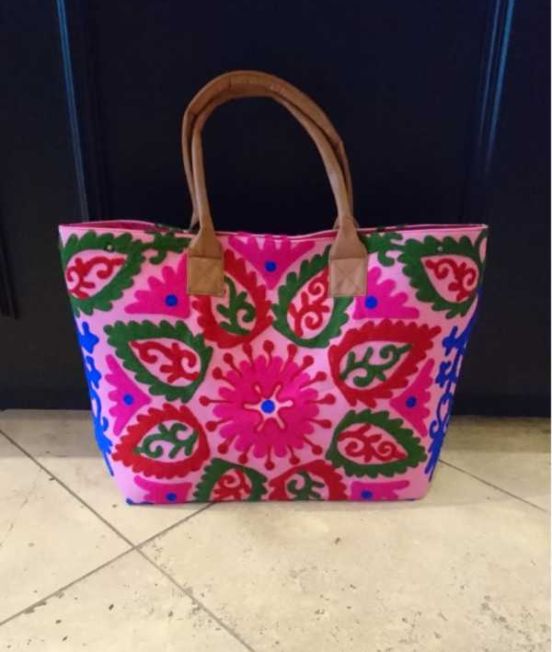Brightly Coloured tote bag.