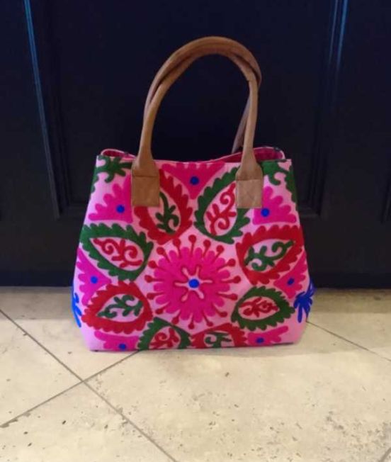 Brightly Coloured tote bag.