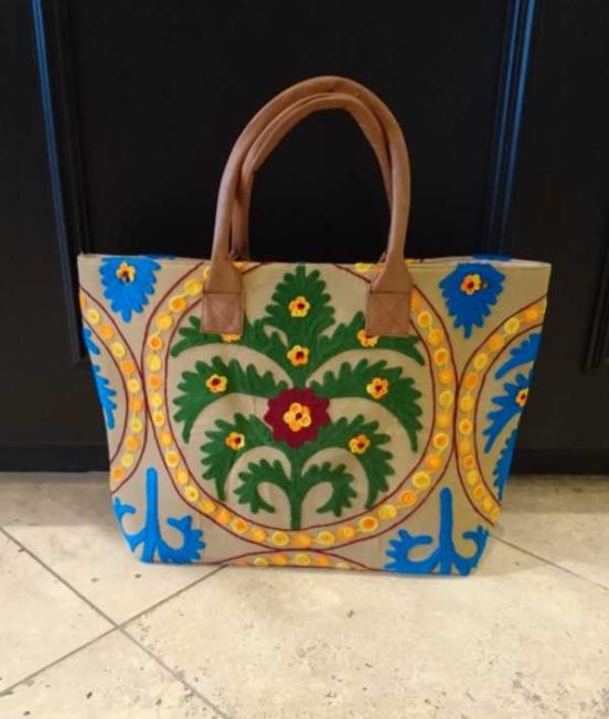 Brightly Coloured tote bag.