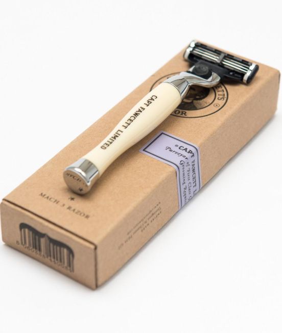 Captain Fawcett Razor on box