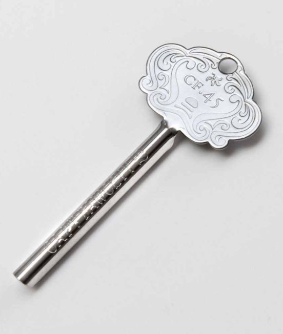 Captain Fawcett Tube Key on its own
