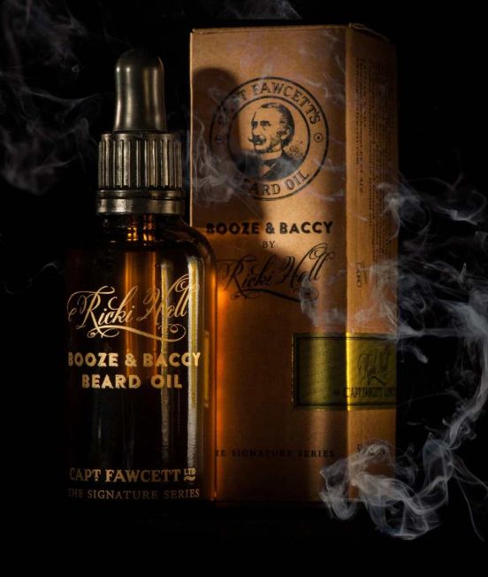 Abrahams Store stockist of Captain Fawcett Booze & Baccy Beard Oil 10ml