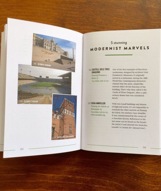 Example page of 500 Hidden Secrets of Barcelona