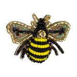 My Doris Beaded Bee Clip - Close Up