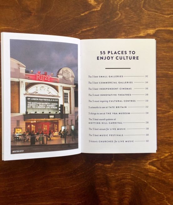 Internal Page Example of 500 Hidden Secrets of  London