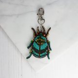 My Doris Beaded Beetle Keyring