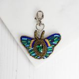 My Doris Beaded Butterfly Keyring