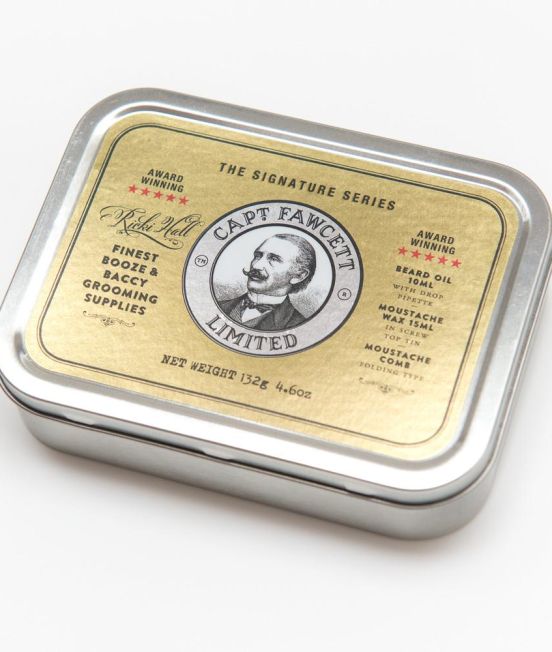 Captain Fawcett Ricki Hall Booze & Baccy Grooming Kit