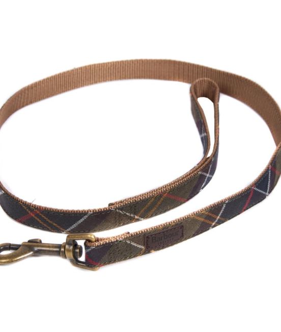 Barbour Classic Green Tartan dog lead 2