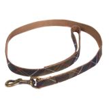 Barbour Classic Green Tartan dog lead 2