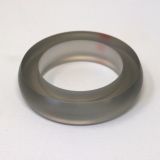 Duo Design Gel Bangle - Round - Clear