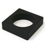 Duo Design Gel Bangle - Square - Black