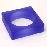 Duo Design Gel Bangle - Square - Purple