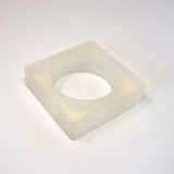Duo Design Gel Bangle - Square - Clear