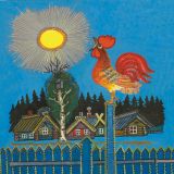 Kapeliki Greetings Card - Cockerel