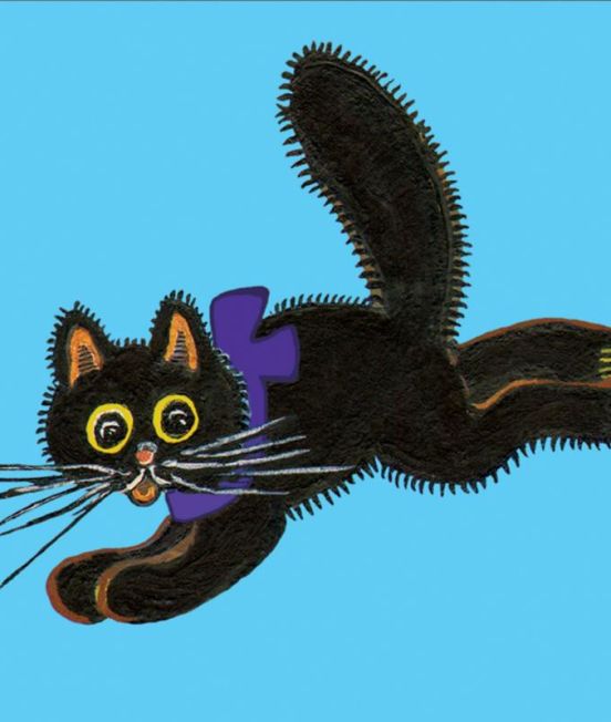 Kapeliki Greetings Card - Jumping Cat