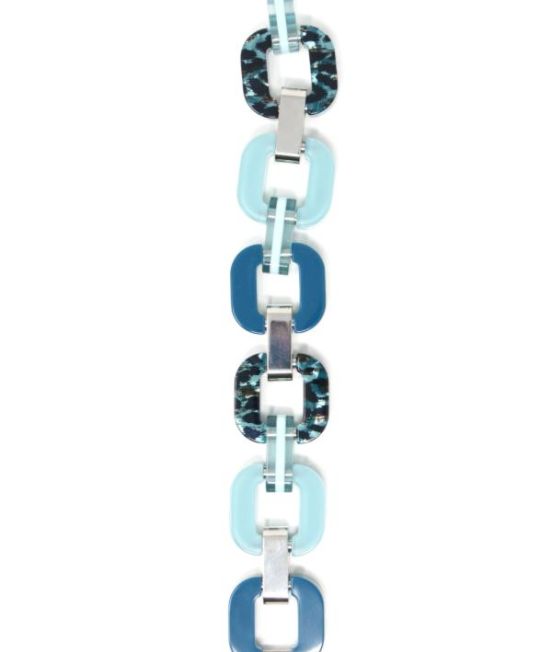 Xavier Derome Reversible bracelet in blue shades