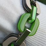 Xavier Derome Reversible Green and White Bracelet