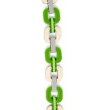 Xavier Derome Reversible Green and White Bracelet
