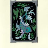Vintage Playing Cards Greetings Card - Fish