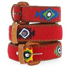 Group of 3 Guatamalan Maya belts